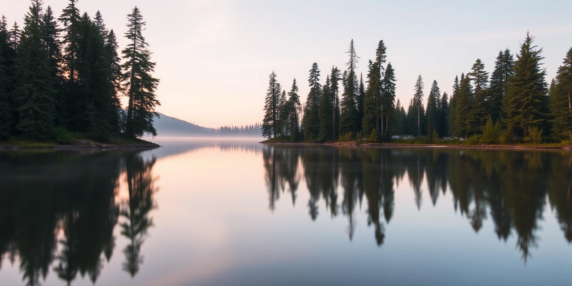 Lakeside at dawn